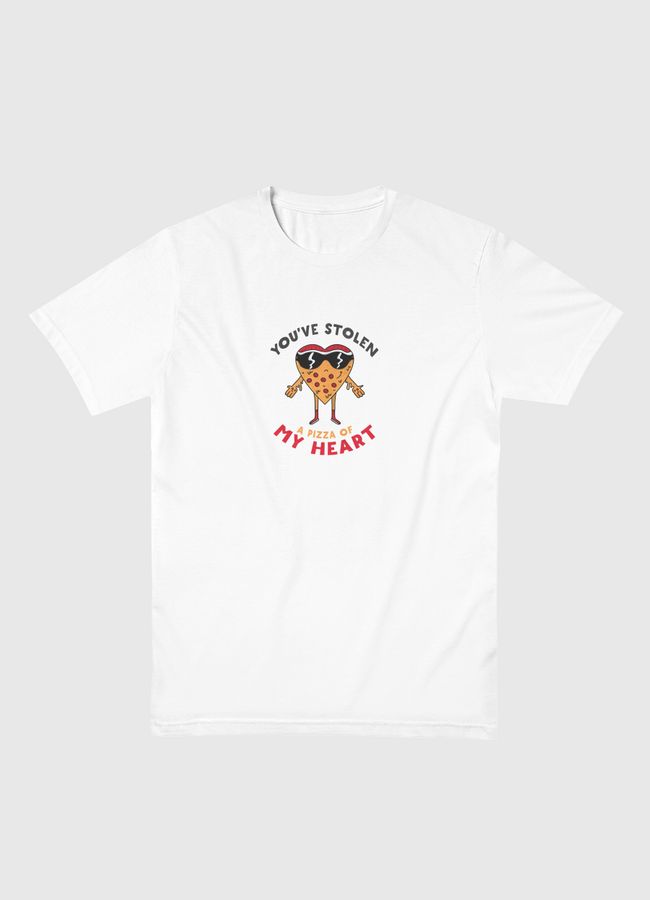Pizza of my Heart - Men Basic T-Shirt