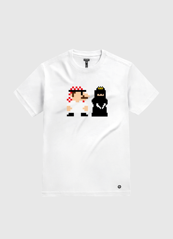 Mario and Princess White Gold T-Shirt