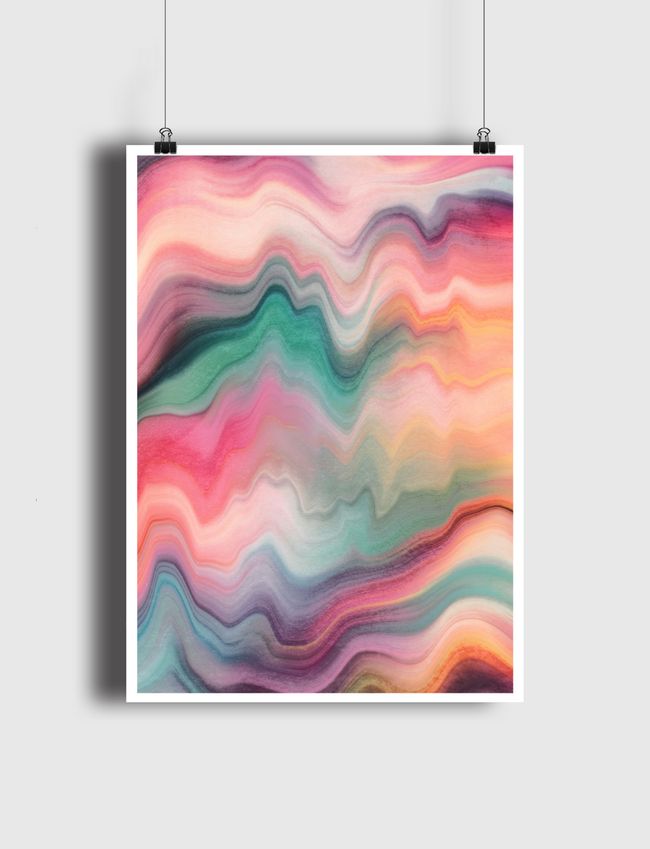 Rainbow Marble - Poster