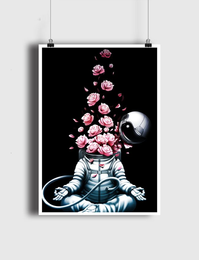Astro Meditation Roses - Poster