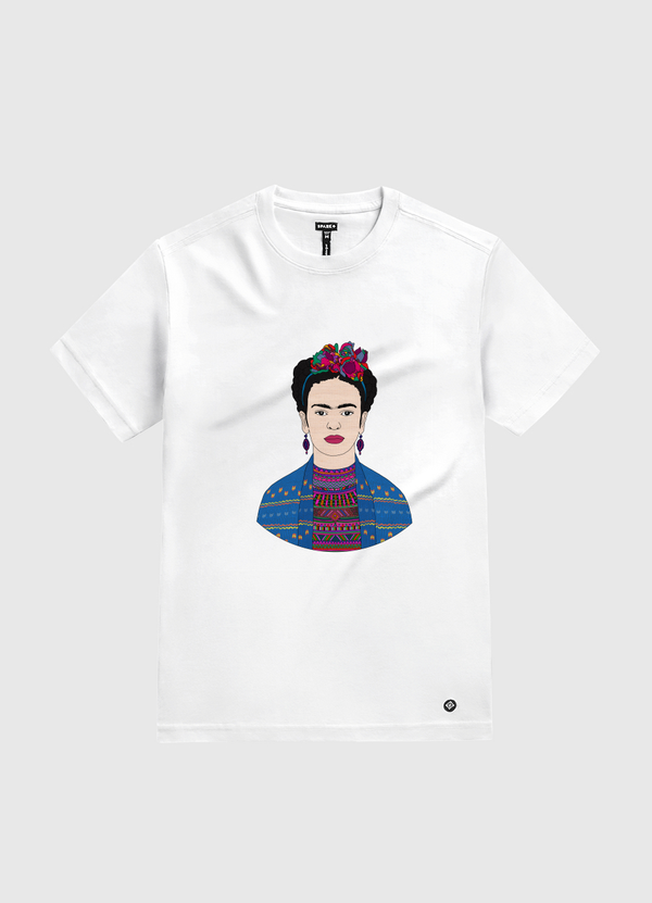 Frida Kahlo White Gold T-Shirt