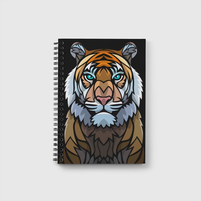 Tribal frontal tiger - Notebook