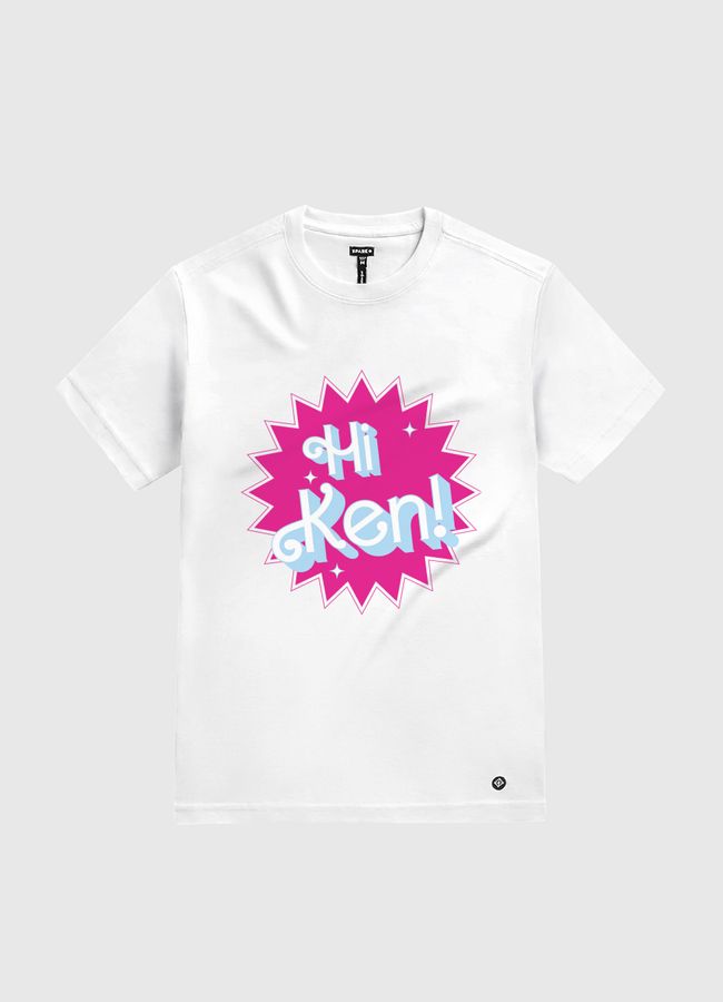 HI ken! - White Gold T-Shirt