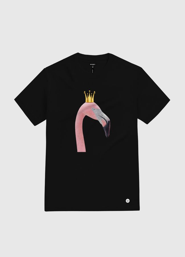 Queen flamingo - White Gold T-Shirt