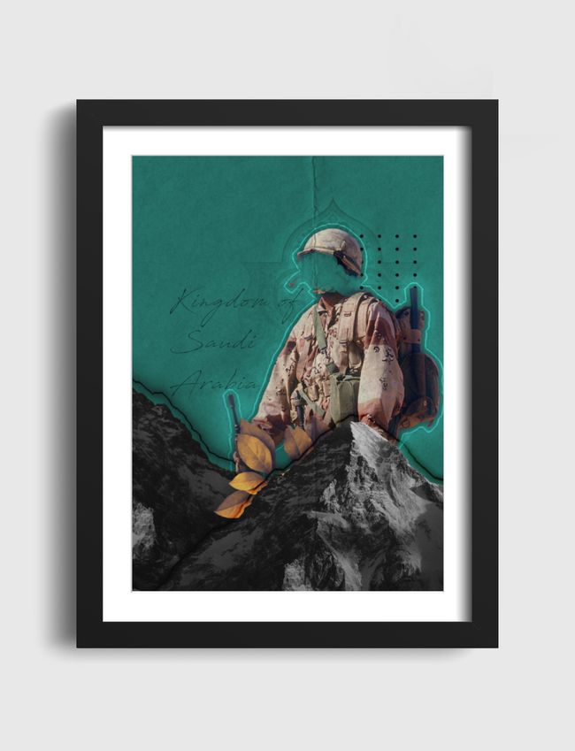 SAUDI SOLDIER . - Artframe