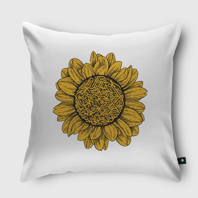 SUN CALLIGRAPHY - Throw Pillow