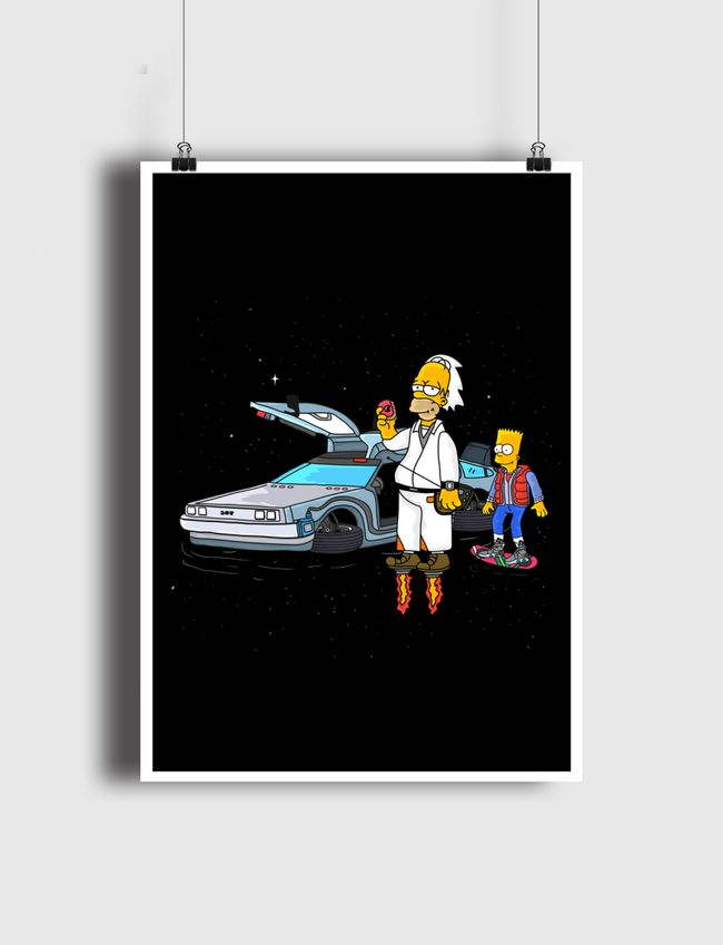 Back to the Future Space - Poster