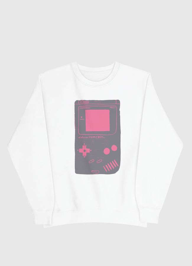 Game Boy Blockprint Pink - Men Sweatshirt