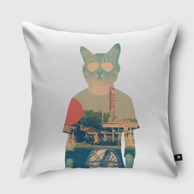 Cool Cat - Throw Pillow