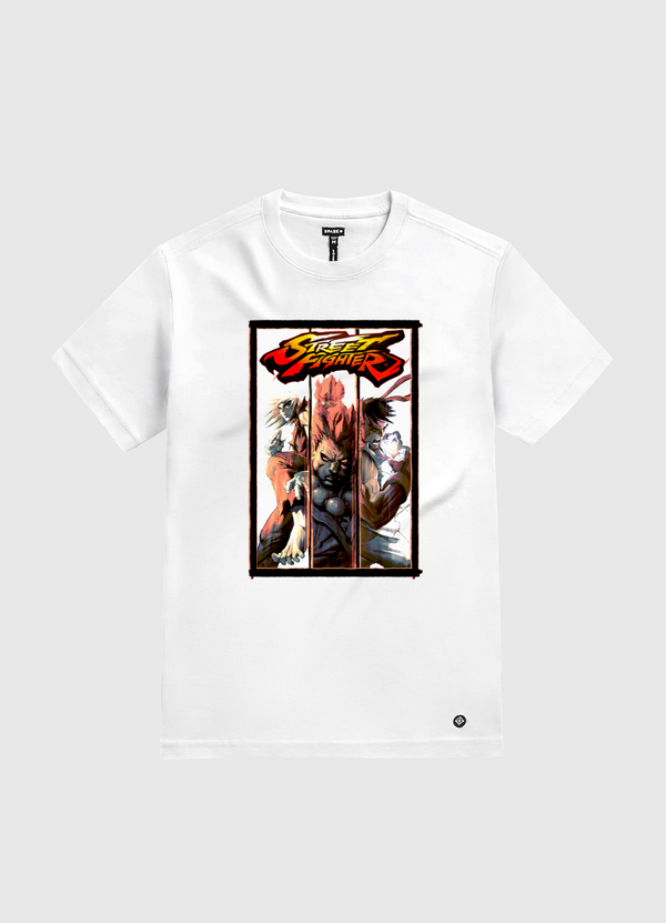 Street Fighter White Gold T-Shirt