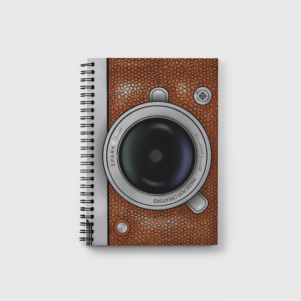 Vintage Camera Notebook