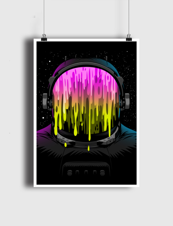 Astronaut painting Poster