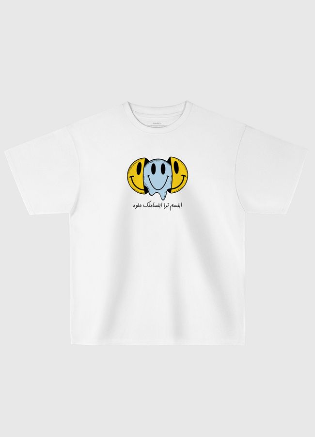 Smiley Face - Oversized T-Shirt