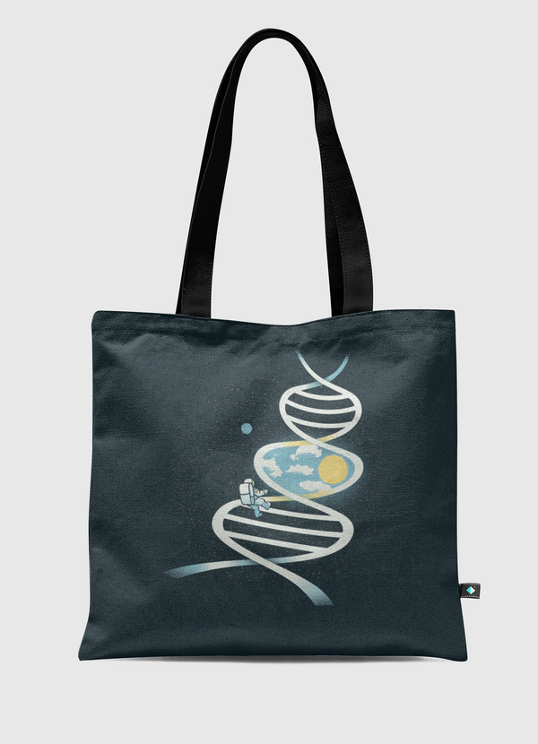 DNA Astronaut Science Tote Bag