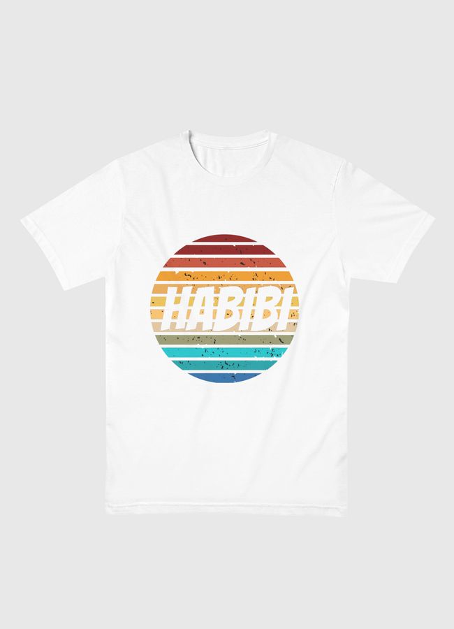 habibi retro sunset  - Men Basic T-Shirt