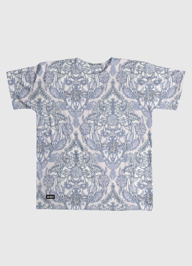 Lilac + Grey Botanical - Men Graphic T-Shirt