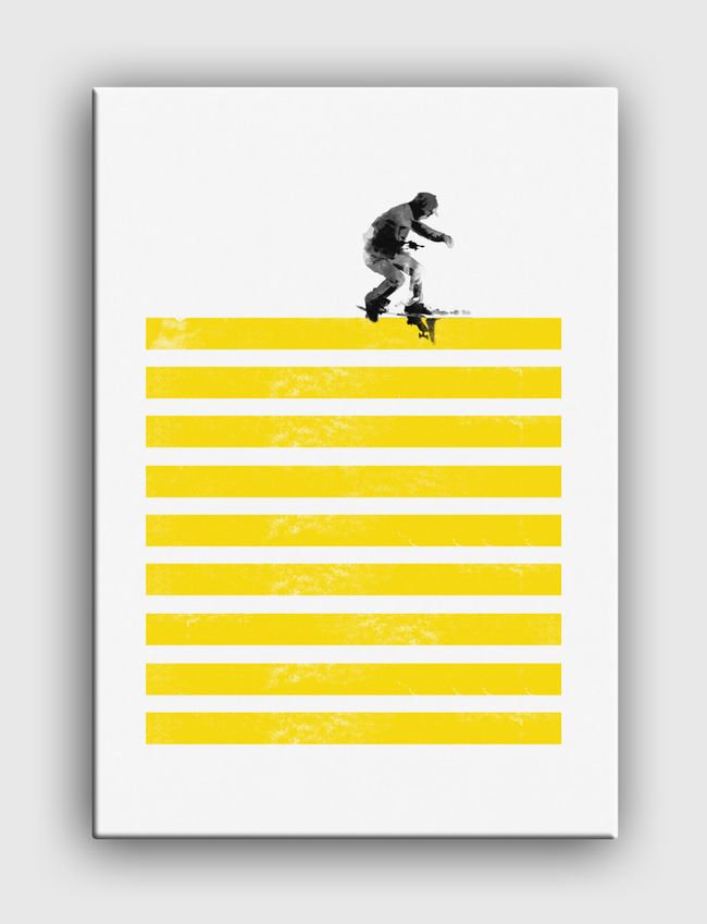 Slide on stripes - Canvas