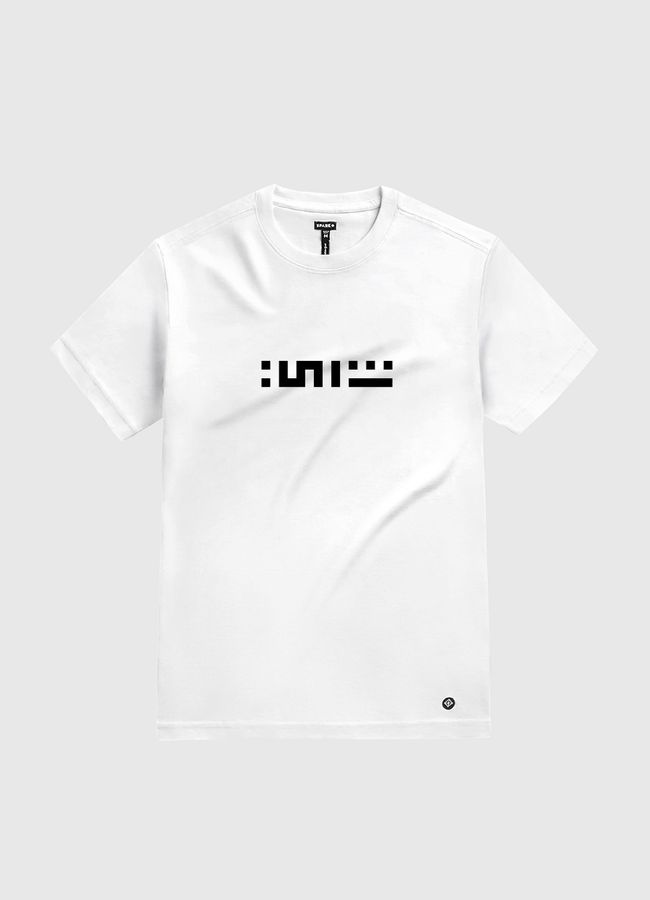 Chai in kufi square - White Gold T-Shirt