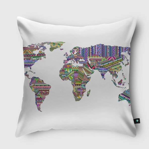 Overdose World Throw Pillow