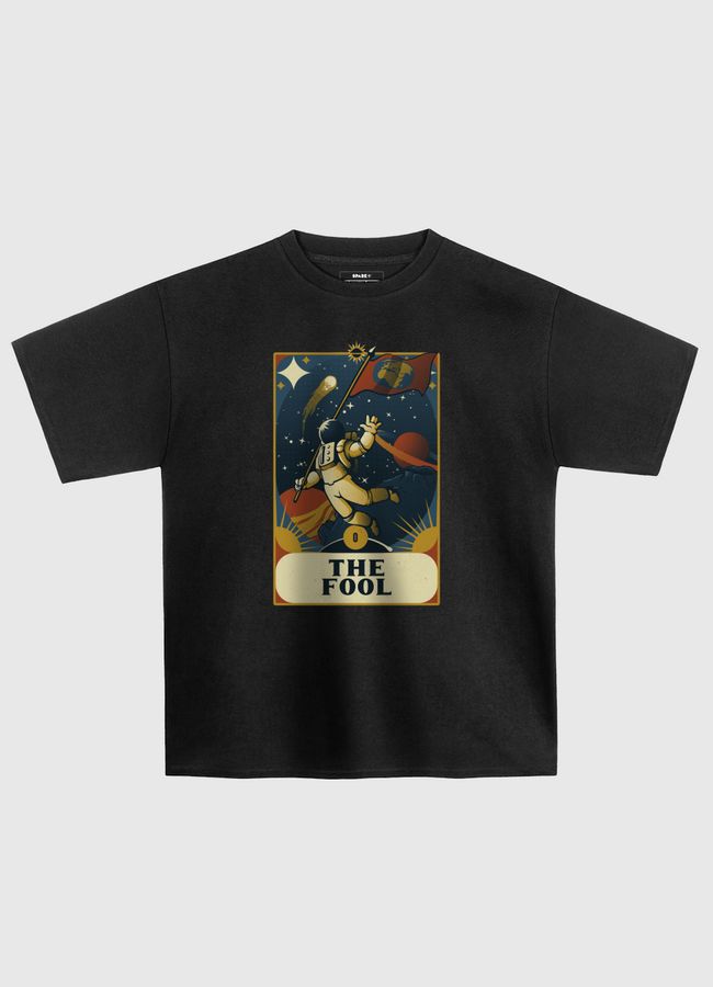 Astronaut Tarot Fool - Oversized T-Shirt