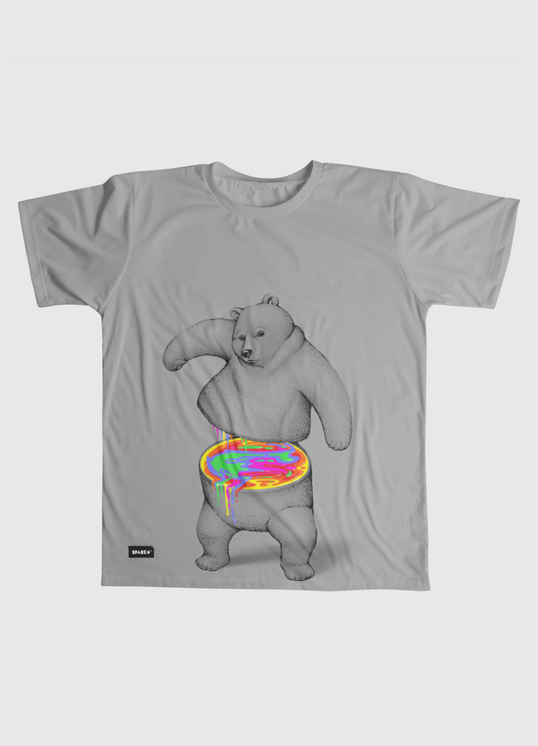 Rainbow Bear Men Graphic T-Shirt
