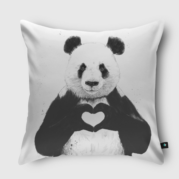 All you need is love Throw Pillow