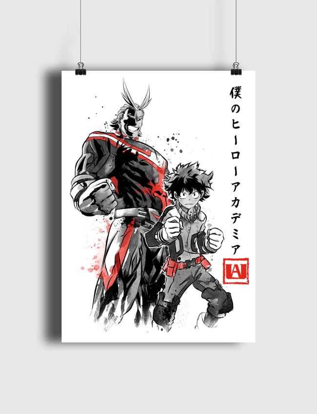Hero Academy sumie - Poster