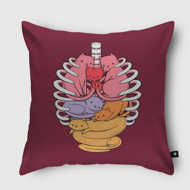 Anatomicat - Throw Pillow