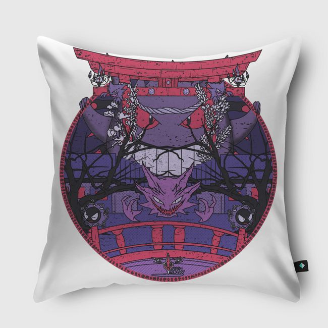 Ghosts of Lavender Town - Throw Pillow