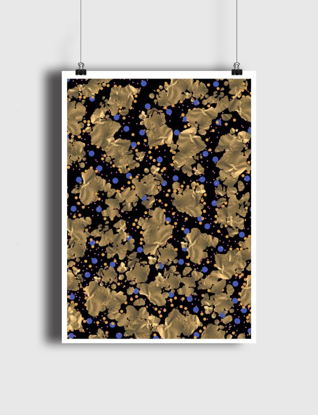 Blue dots - Poster