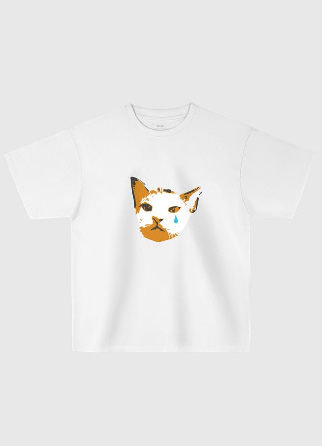 دمعة قطة - Oversized T-Shirt