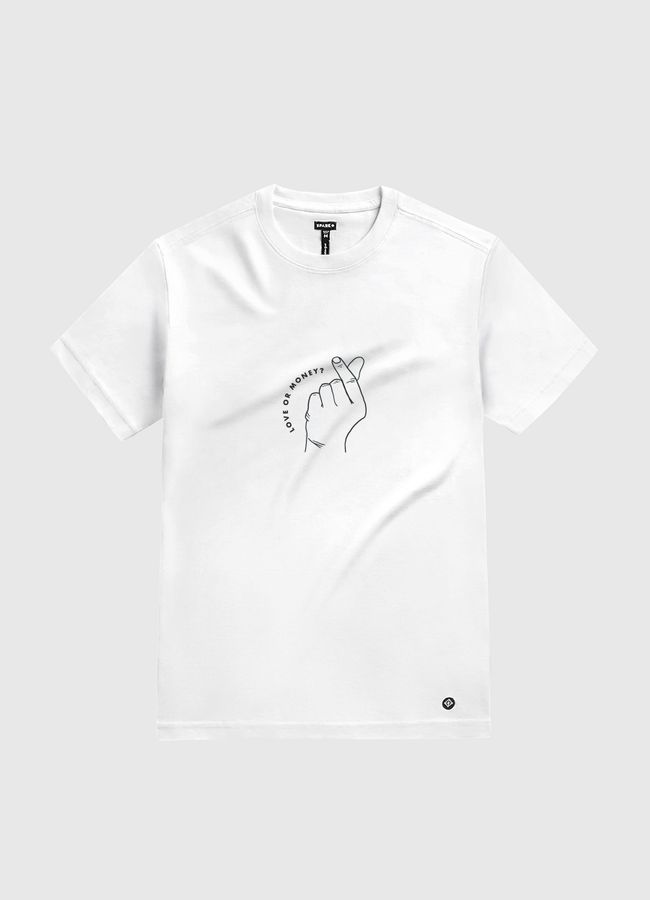 Love or Money? - White Gold T-Shirt