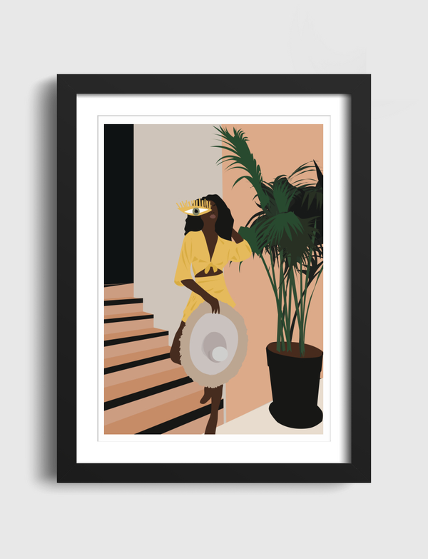 African Woman Art Artframe