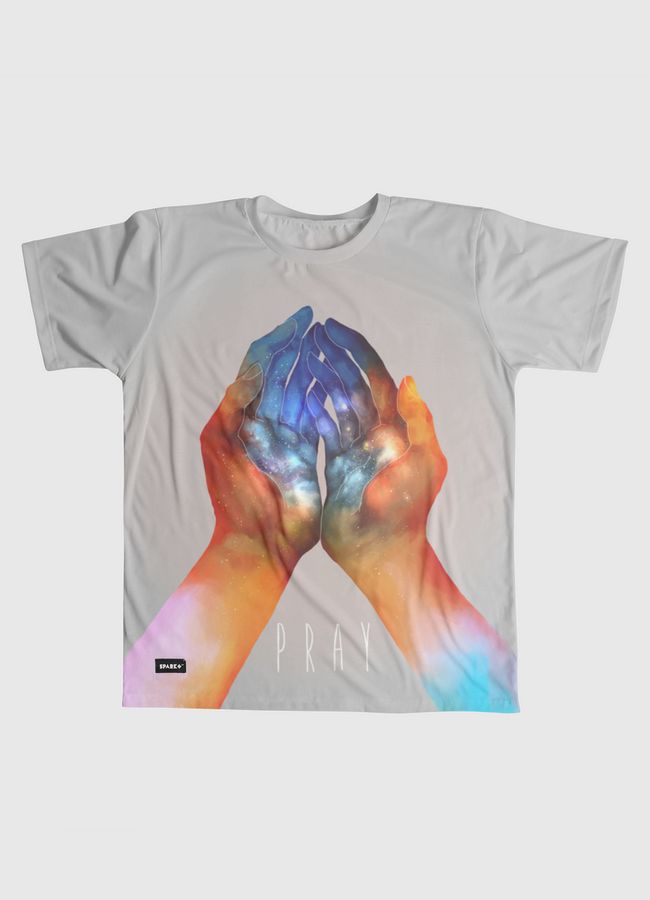 Pray (Graphic print) - Men Graphic T-Shirt