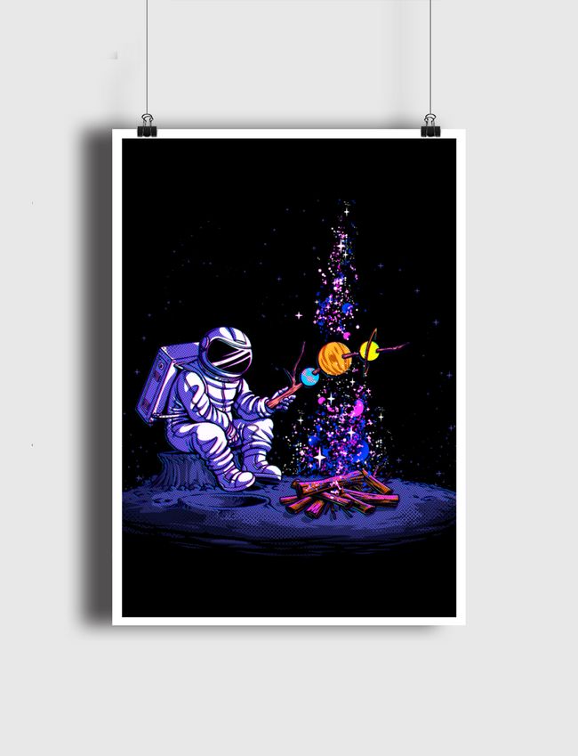 Moon Camping - Poster