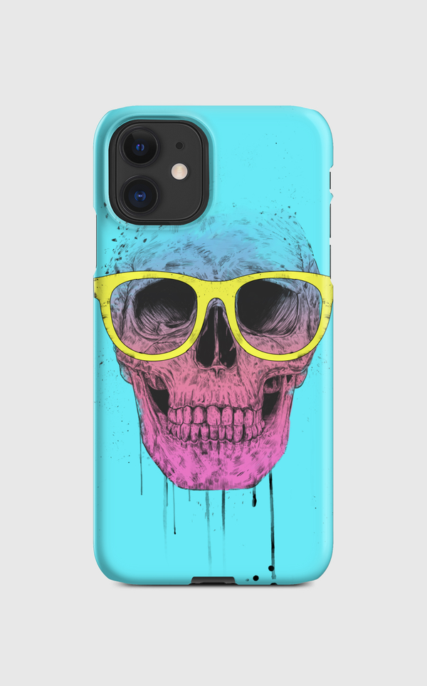 Pop art skull with glasses Regular Case