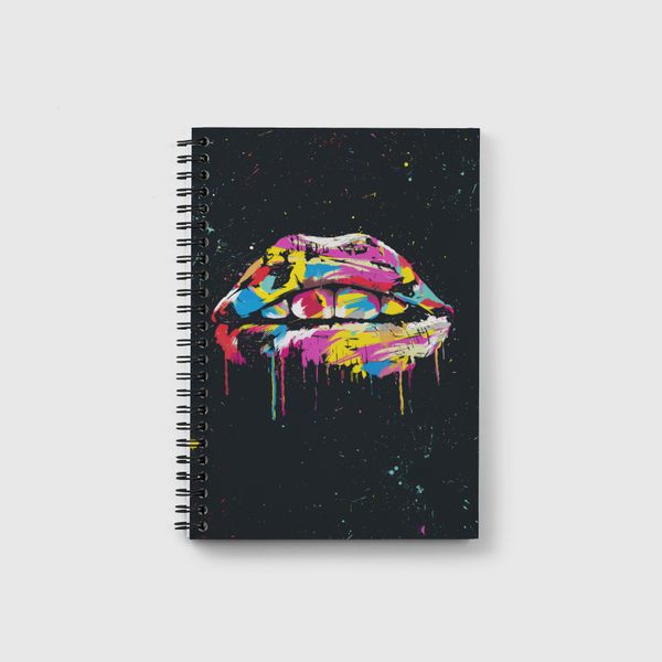 Colorful lips Notebook