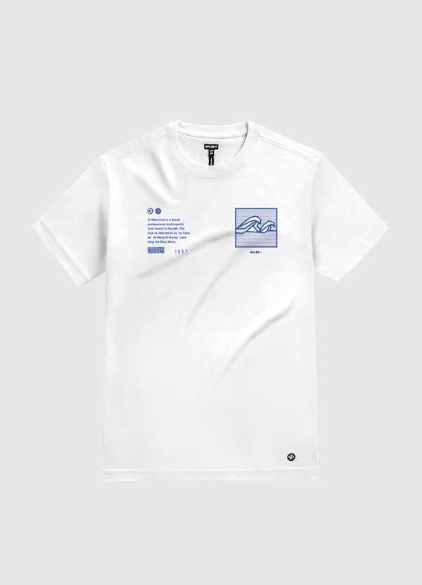 Blue Waves V 2.0 White Gold T-Shirt