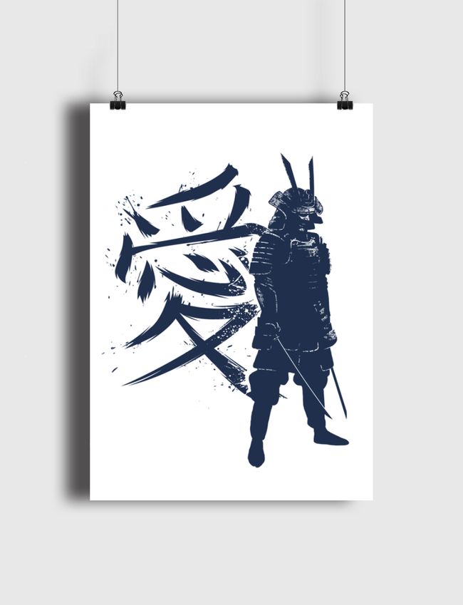 Samurai Kanji - Poster