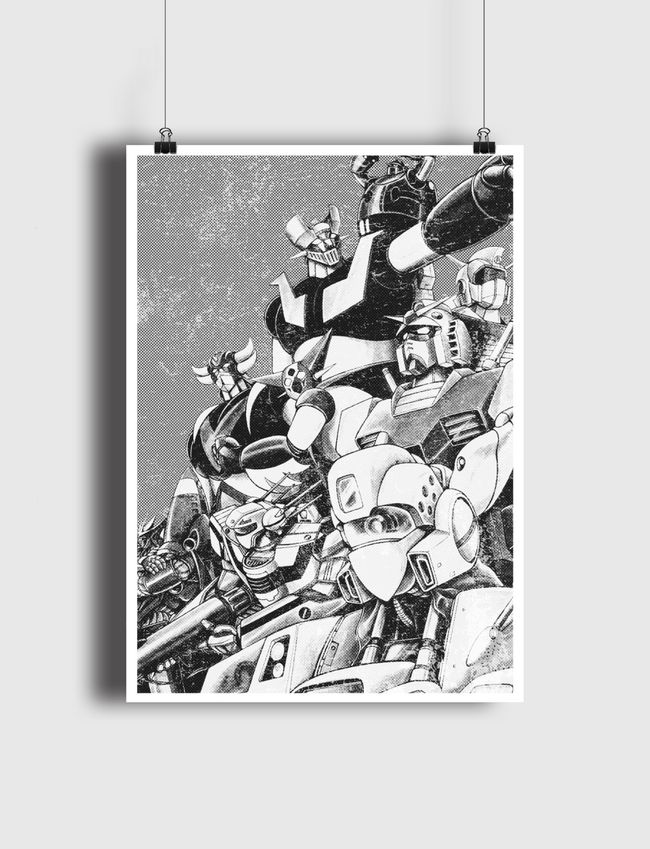 UFO Giants Robots - Poster