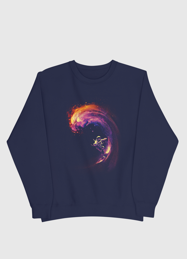 Space Surfing Men Sweatshirt