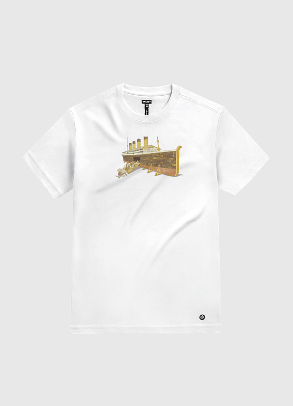 Foretold Tragedy White Gold T-Shirt