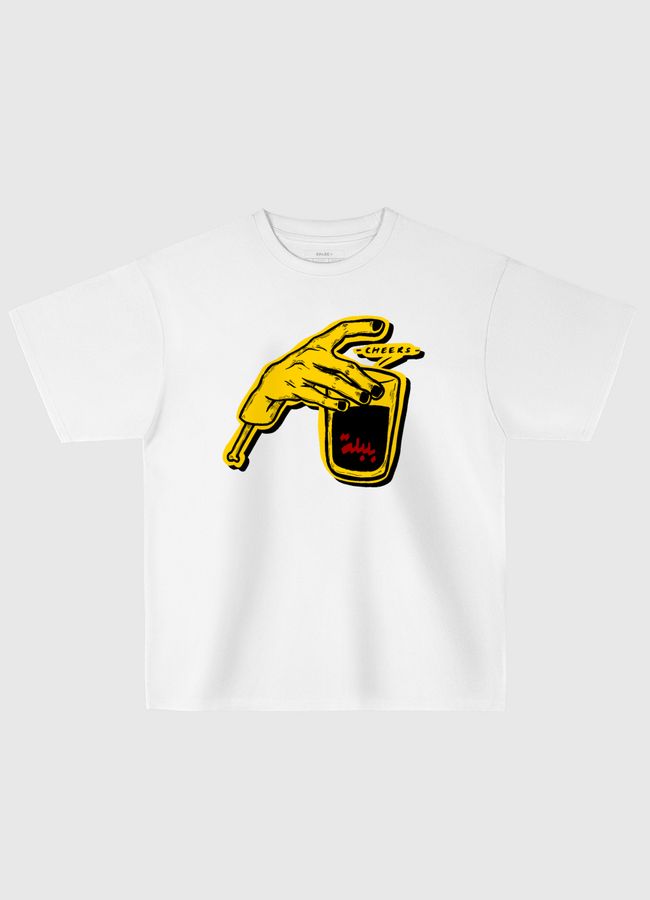 Balbalah, Cheers! Yellow - Oversized T-Shirt