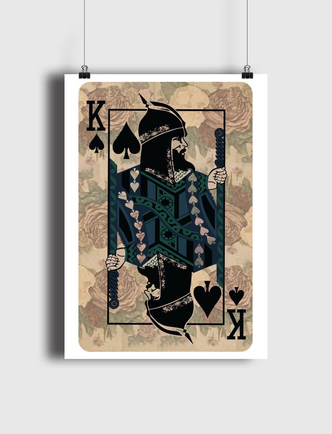 ARAB KING OF SPADES - Poster