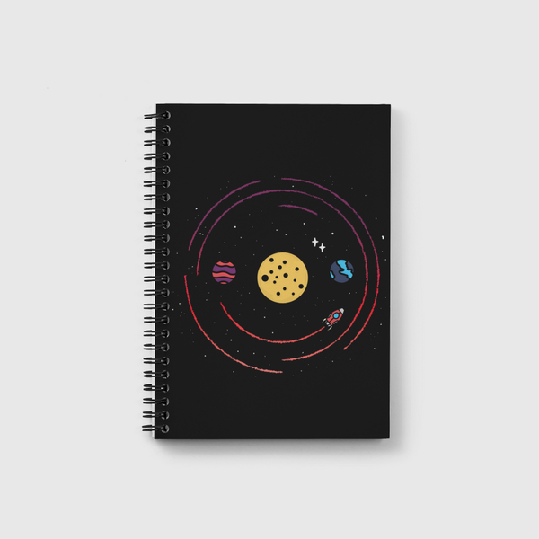 Smile, you are in space Notebook