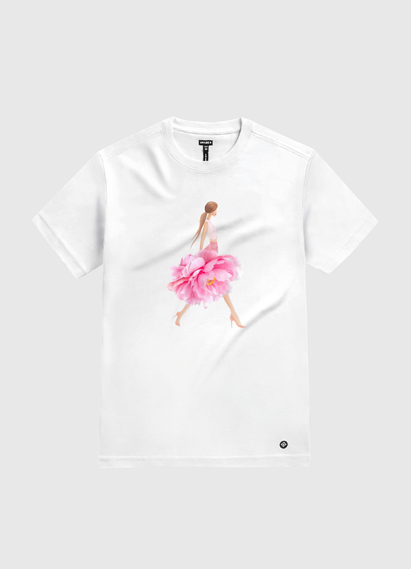 Fashion peonies White Gold T-Shirt