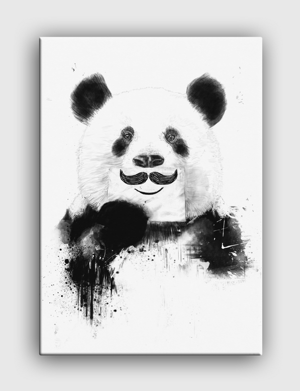 Funny panda Canvas