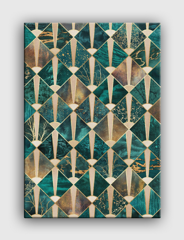 Art Deco Tiles - Ocean Canvas