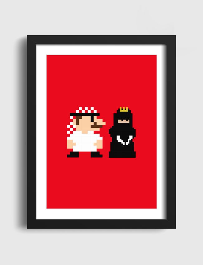 Mario and Princess - Artframe