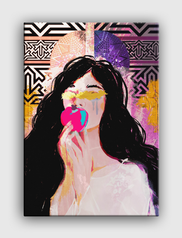 تفاحة |  apple Canvas